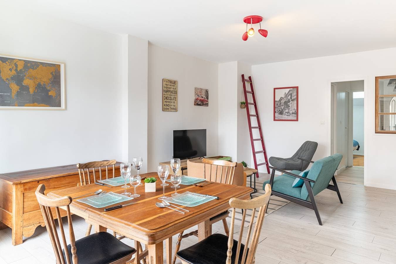 Foto 12 von 12: Ferienwohnung für 4 Personen mit Balkon
