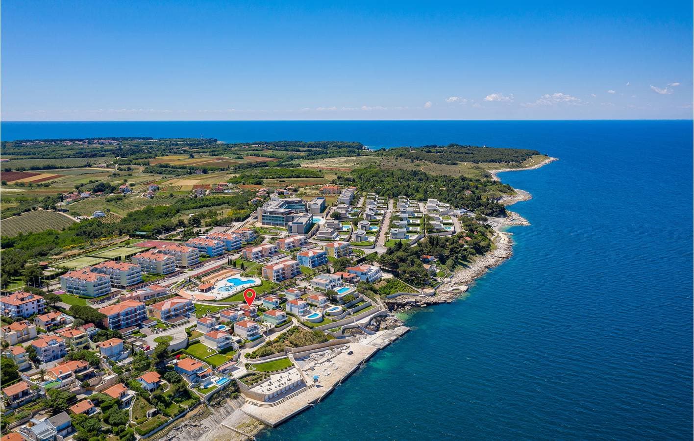 Ferienwohnung mit Meerblick, Pool, WLAN und Terrasse in der Nähe des FKK-Strandes Kanegra 1