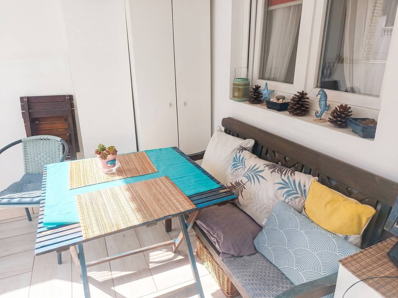 Foto 3 von 29: Komfortable Wohnung mit Meerblick, La Estrella, 57 m²