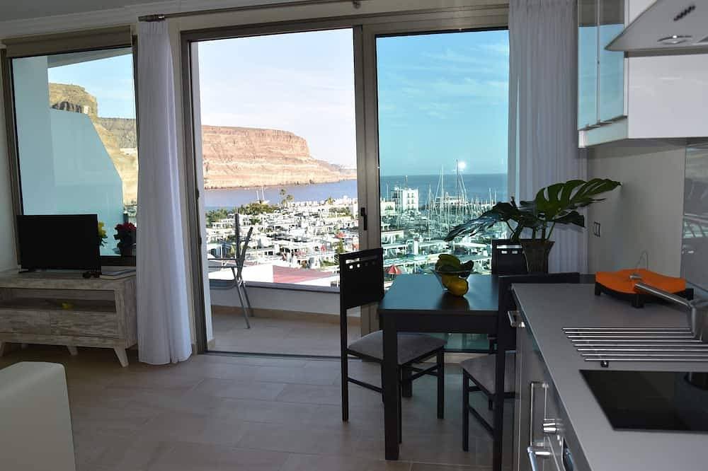 Foto 10 von 30: Wohnung 1ºA \"Spektakuläre Aussicht auf das Meer und den Yachthafen von Puerto de Mogán\"