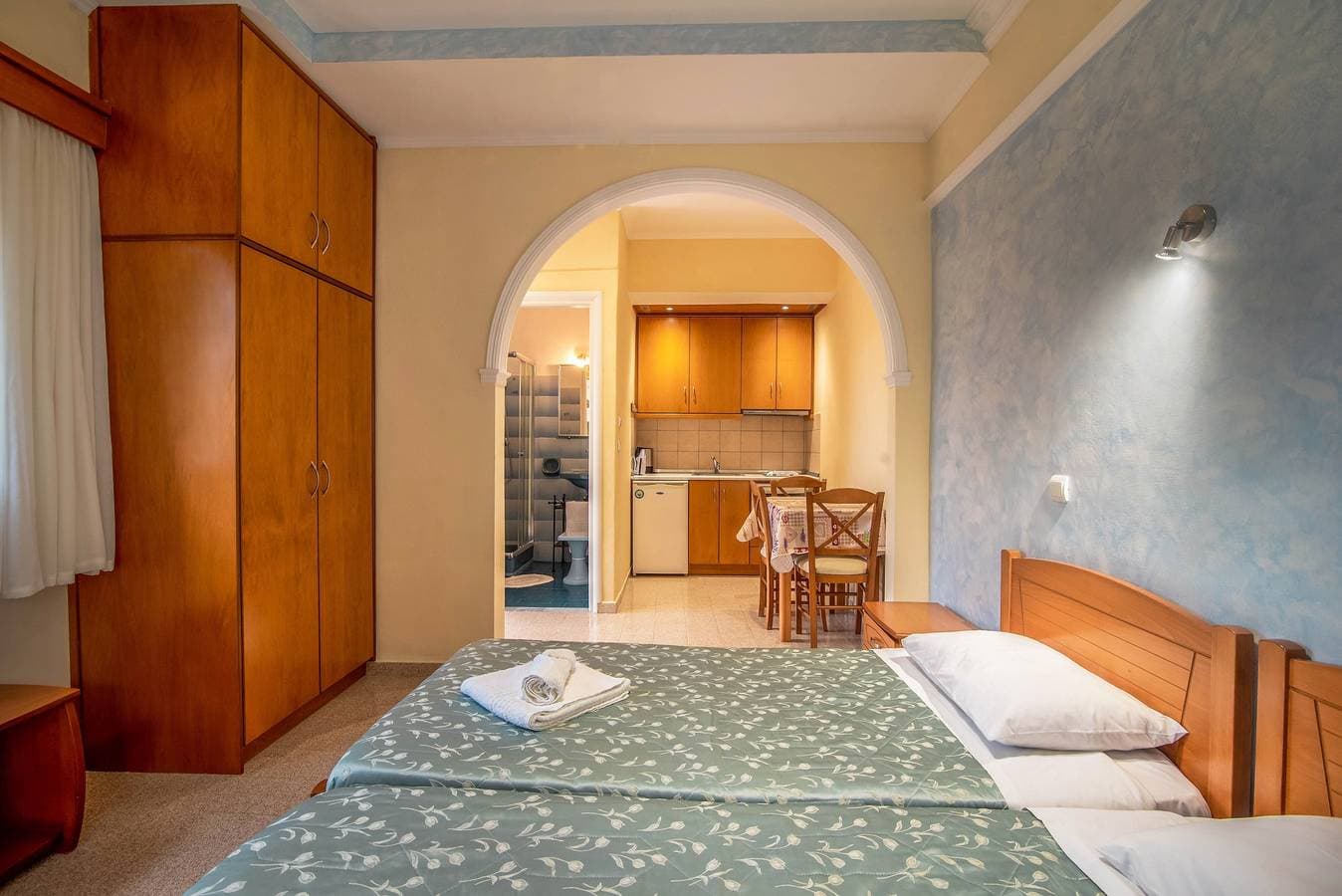 Foto 7 von 22: Einzimmerapartment 'Bozikis Studios' mit gemeinschaftlichem Garten, WLAN und Klimaanlage