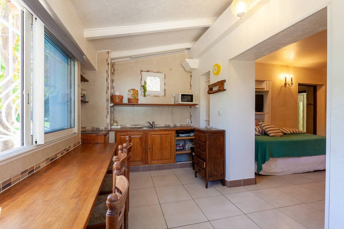 Foto 8 von 20: Appartement „Le Repaire“ mit Bergblick, gemeinsamer Terrasse und Garten