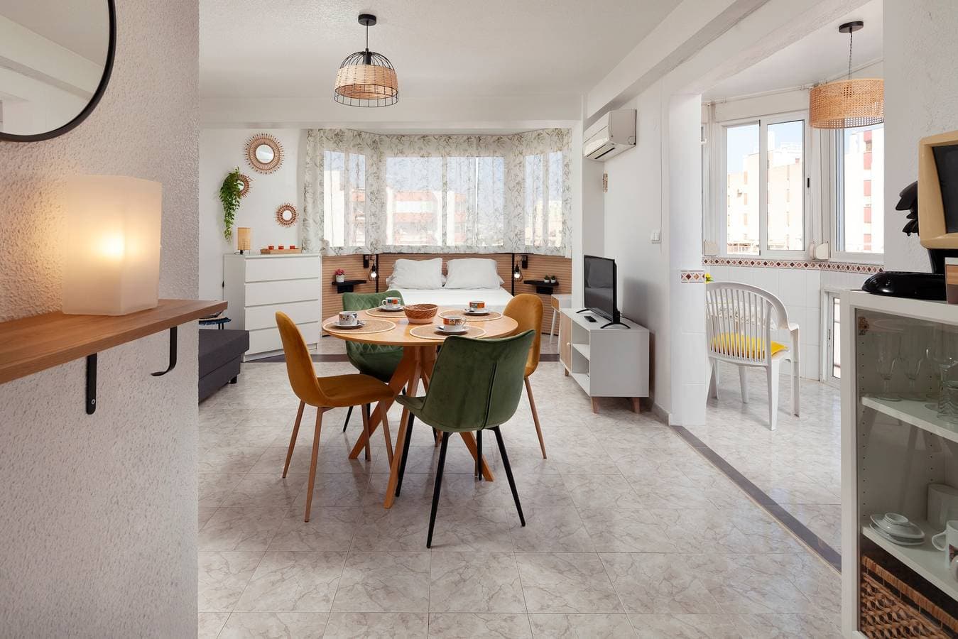 Foto 4 von 25: Studio-Apartment 'Torre Del Mar' mit Meerblick, WLAN und Klimaanlage