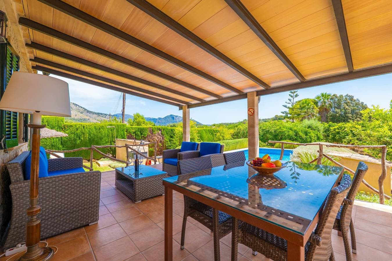 Foto 8 von 42: Can Pereó - Ferienhaus mit privaten Pool in Selva. WiFi gratis
