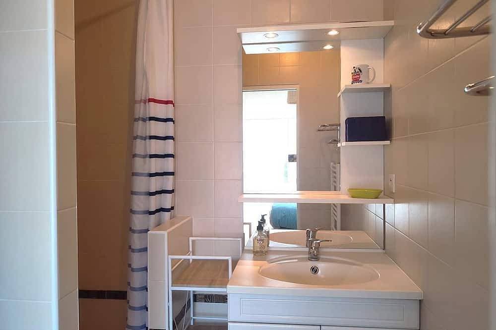Foto 7 von 15: Beautiful sea view duplex in a residence facing the Coz beach in Tregastel