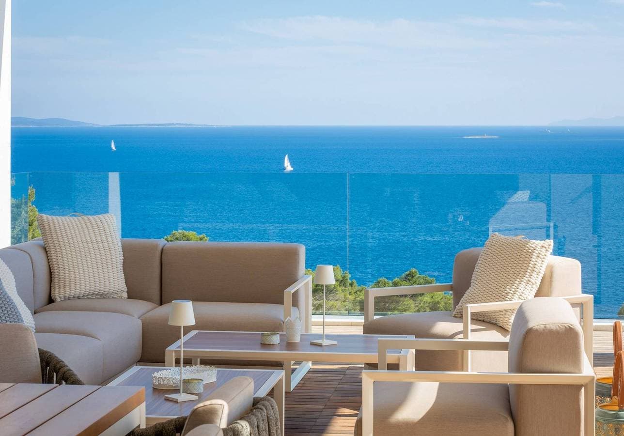 Foto 12 von 77: Villa für 10 Personen mit Meerblick