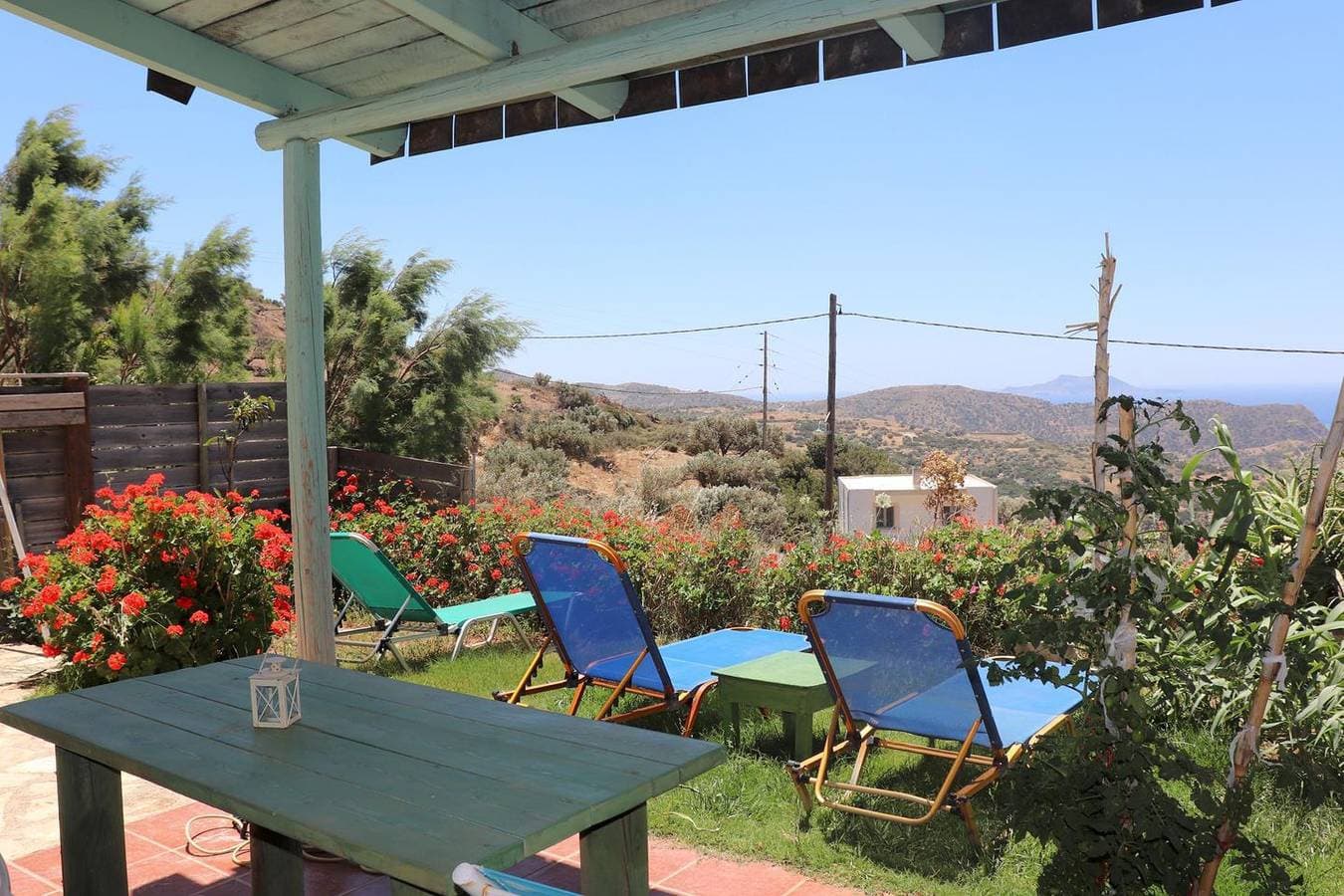 Foto 4 von 34: Panoramablick aufs Meer, fußläufig zum Strand, Wifi  - Ferienhaus Triopetra, Kreta