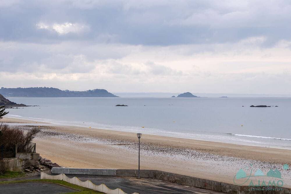 Sea-view apartment in Erquy 50 m from the beach | 4 guests | 1