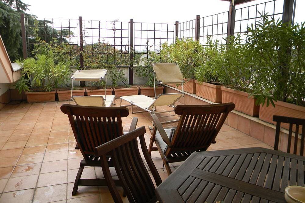 Gianicolo in der Nähe von Trastevere schönes Studio Vatikan gut mit großer Terrasse ausgestattet 1