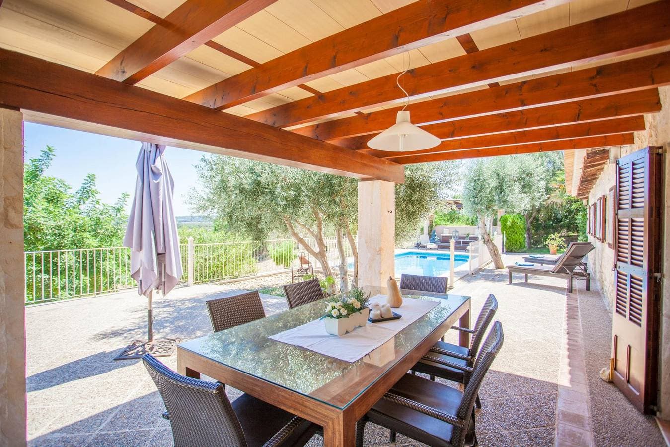 Foto 6 von 50: Sa Font - Ferienhaus mit privaten Pool in Petra. WiFi gratis