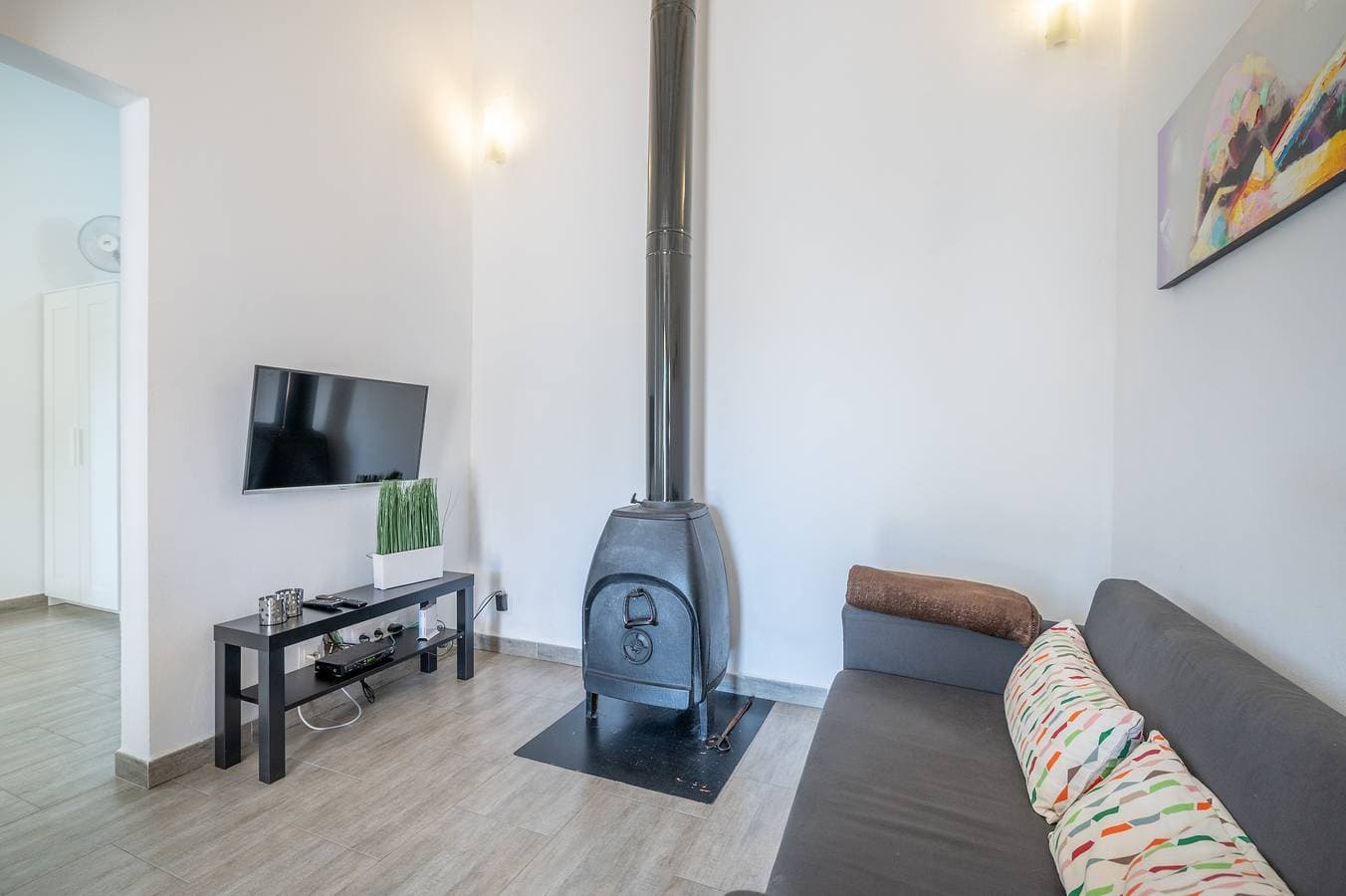 Foto 8 von 24: Ferienhaus Ses Oliveres mit Bergblick, WLAN, Klimaanlage, Terrassen und Garten