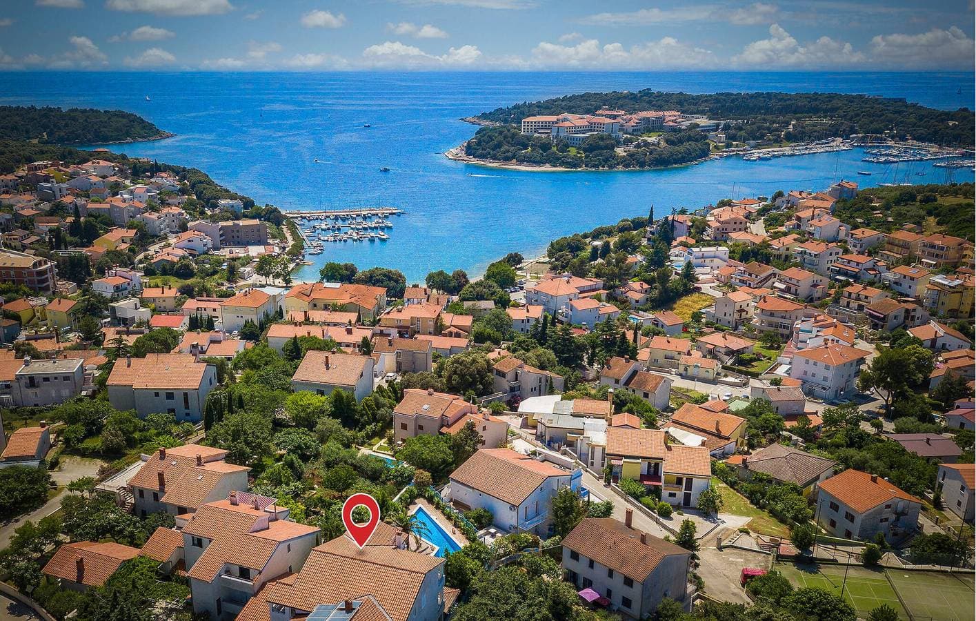 Foto 2 von 30: Reizende Ferienwohnung mit Pool, Terrasse und 2,5 km Entfernung zum Strand