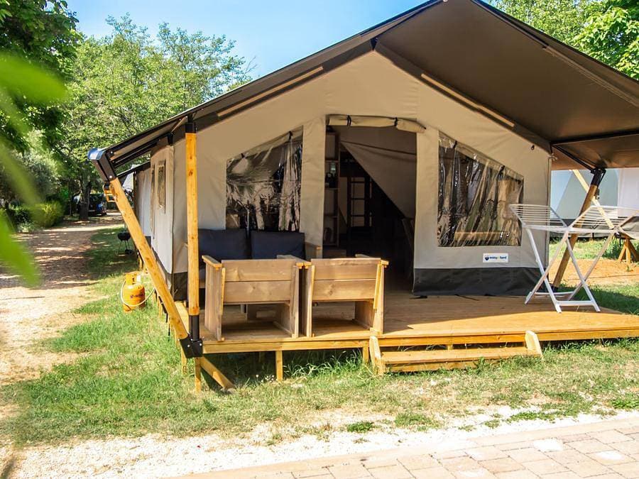 Foto 2 von 51: Camping Portosole - Safarizelt 5 personen - Safarizelt Comfort