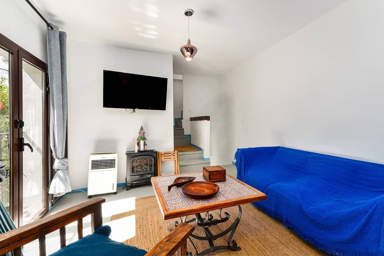 Foto 6 von 28: Einzimmerapartment 'La Casita De Casares' mit Meerblick, privater Terrasse und Balkon