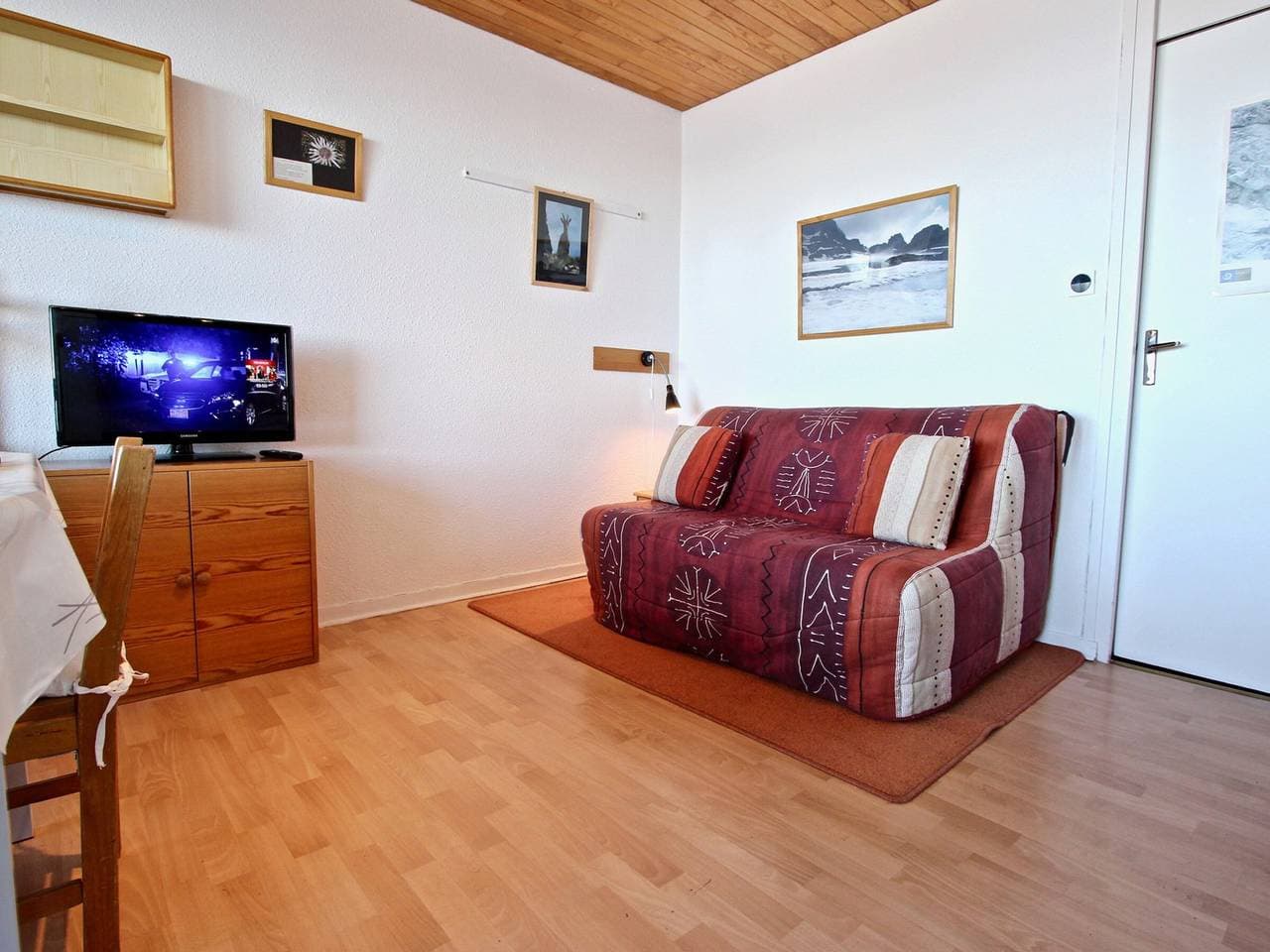 Foto 5 von 21: Geräumiges Studio für 2 Personen nahe Pisten mit Balkon