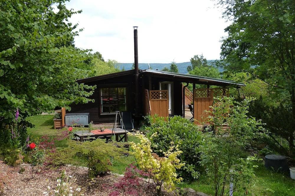 Foto 7 von 24: Gemütliches Holzblockhaus im Naturpark Reinhardswald - Weserbergland nähe Kassel