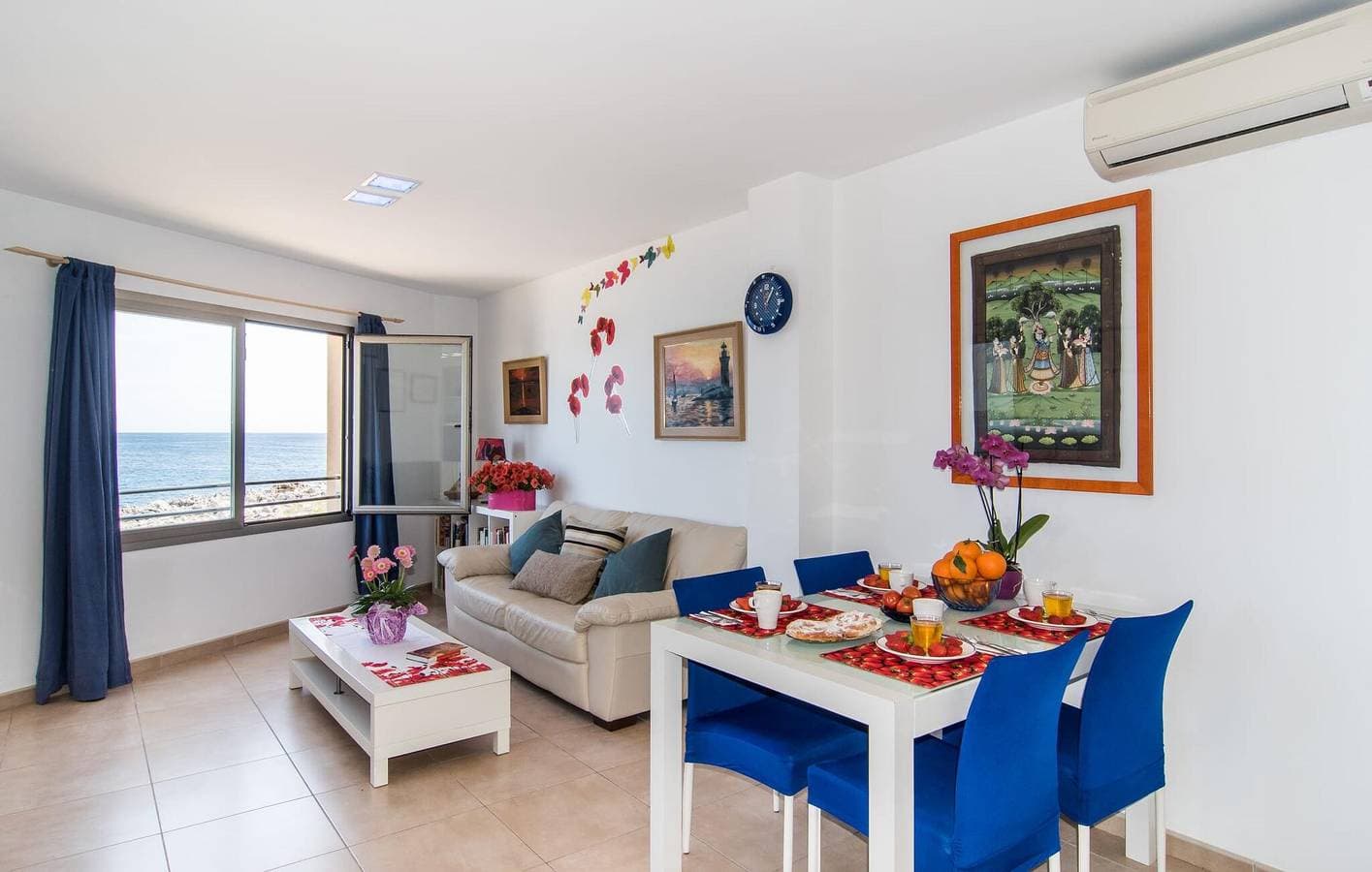 Foto 13 von 27: Meerblick-Apartment mit Terrasse, Küche, WiFi | 900m zum Strand