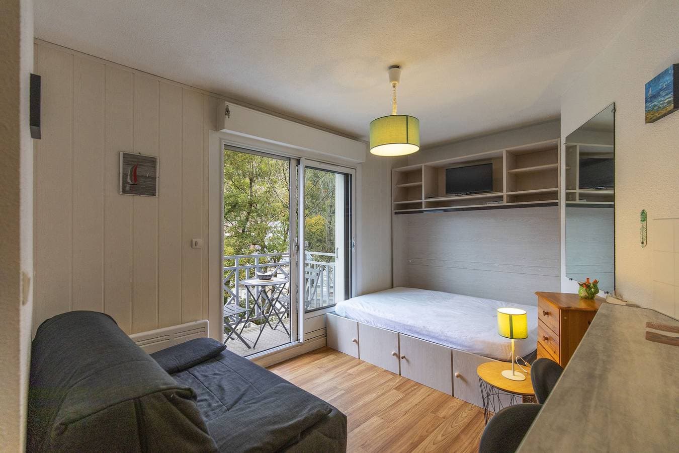 Foto 4 von 13: Ferienwohnung für 3 Personen mit Balkon