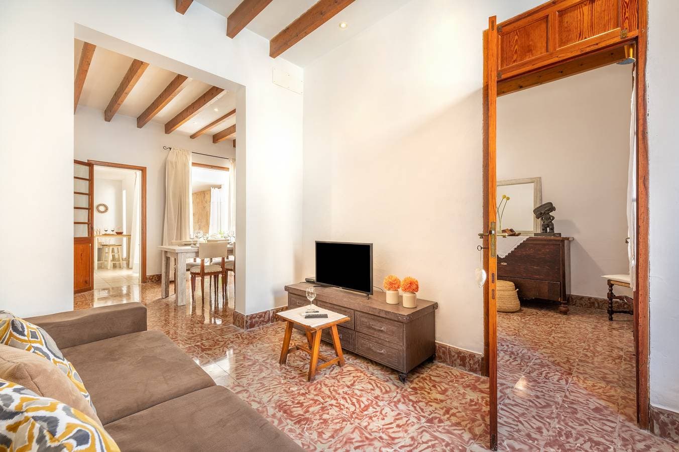 Foto 12 von 25: Ferienhaus 'Ca Na Francesca' mit Bergblick, Wi-Fi und Klimaanlage