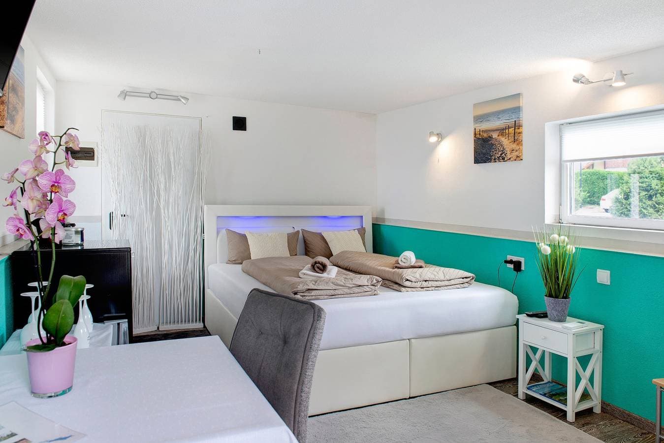 Foto 2 von 37: Whirpool und Sauna in neu renovierten Ferienwohnung "Spawo" mit WLAN