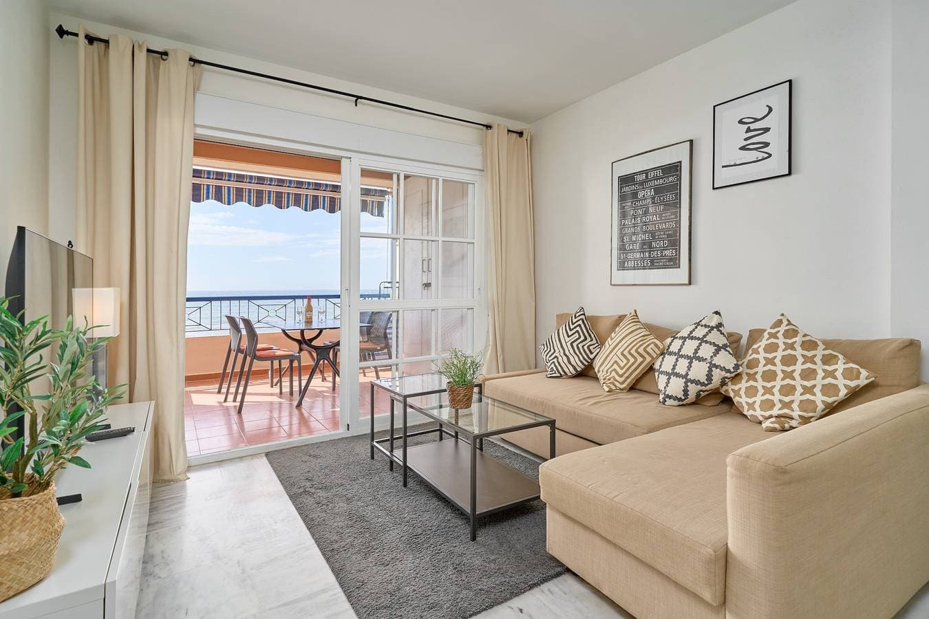 Foto 2 von 25: Apartment 'Jardines Del Mar' mit Meerblick, privater Terrasse und WLAN