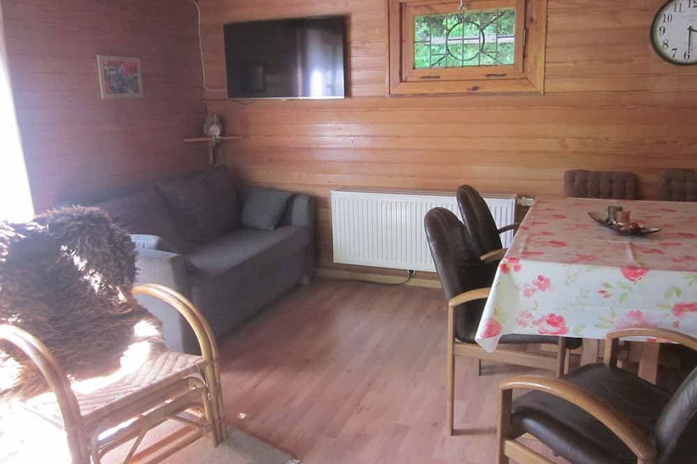 Foto 6 von 24: Gemütliches Holzblockhaus im Naturpark Reinhardswald - Weserbergland nähe Kassel