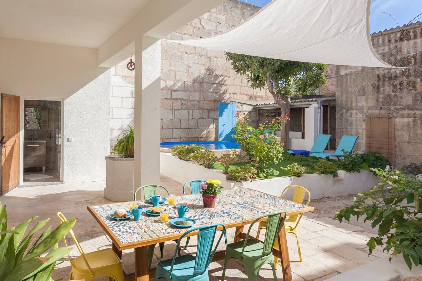 Foto 3 von 22: Ferienhaus Sa Lluna Blava mit Pool und WLAN