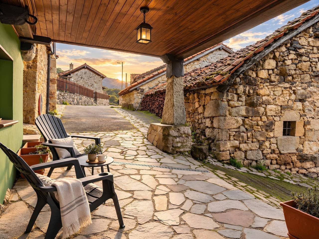 Foto 3 von 40: Ferienhaus 'La Congosta Mágica Aldea De Montaña' mit Bergblick, Gemeinschaftsterrasse & WLAN