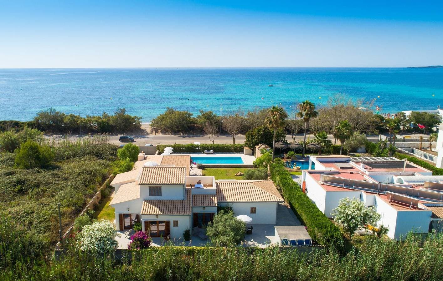 Foto 6 von 47: Rückzugsort am Strand mit Pool und AC - 100m nach Sa Marjal