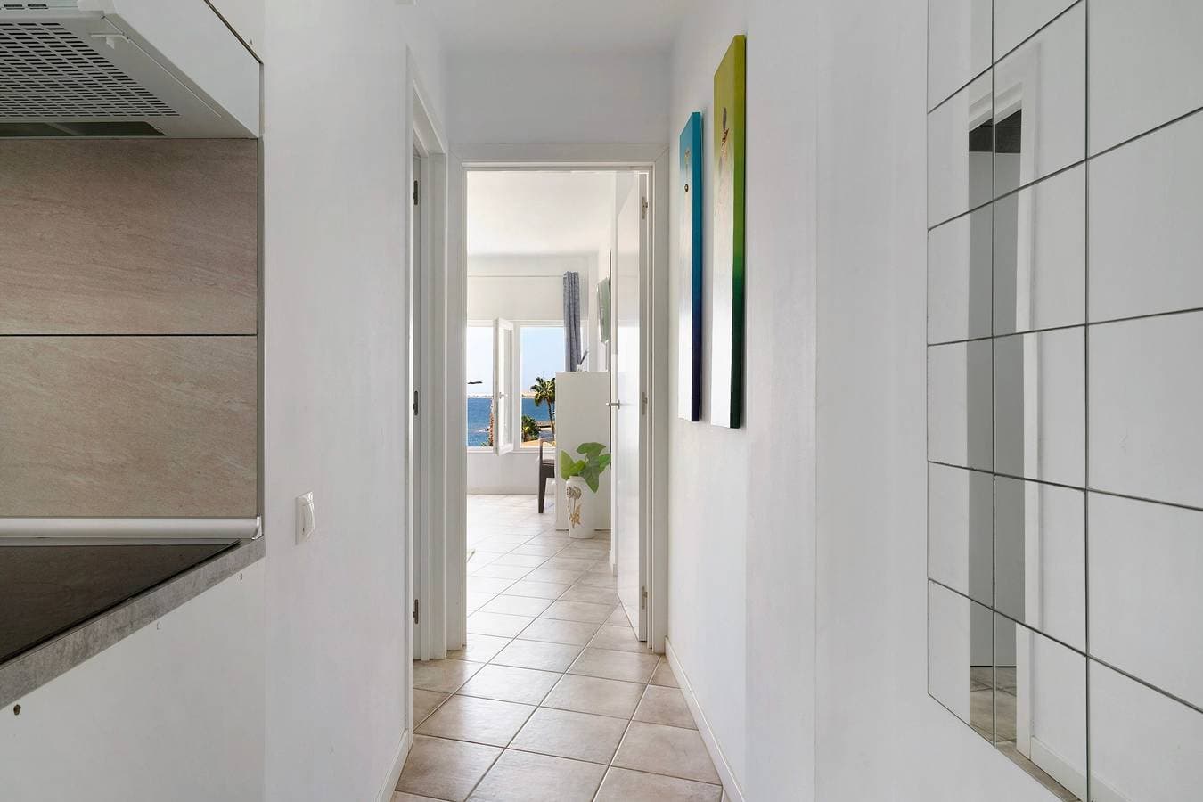 Foto 10 von 20: Ferienwohnung 'Las Flores1' mit Meer- und Strandblick, WLAN und Klimaanlage