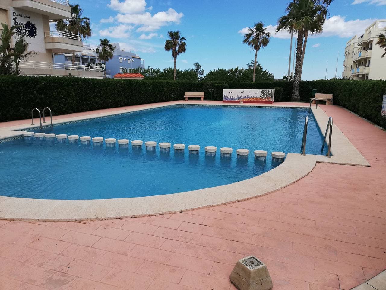 Foto 4 von 17: Familienapartment 60m vom Strand mit Pool, Meerblick, Haustiere erlaubt