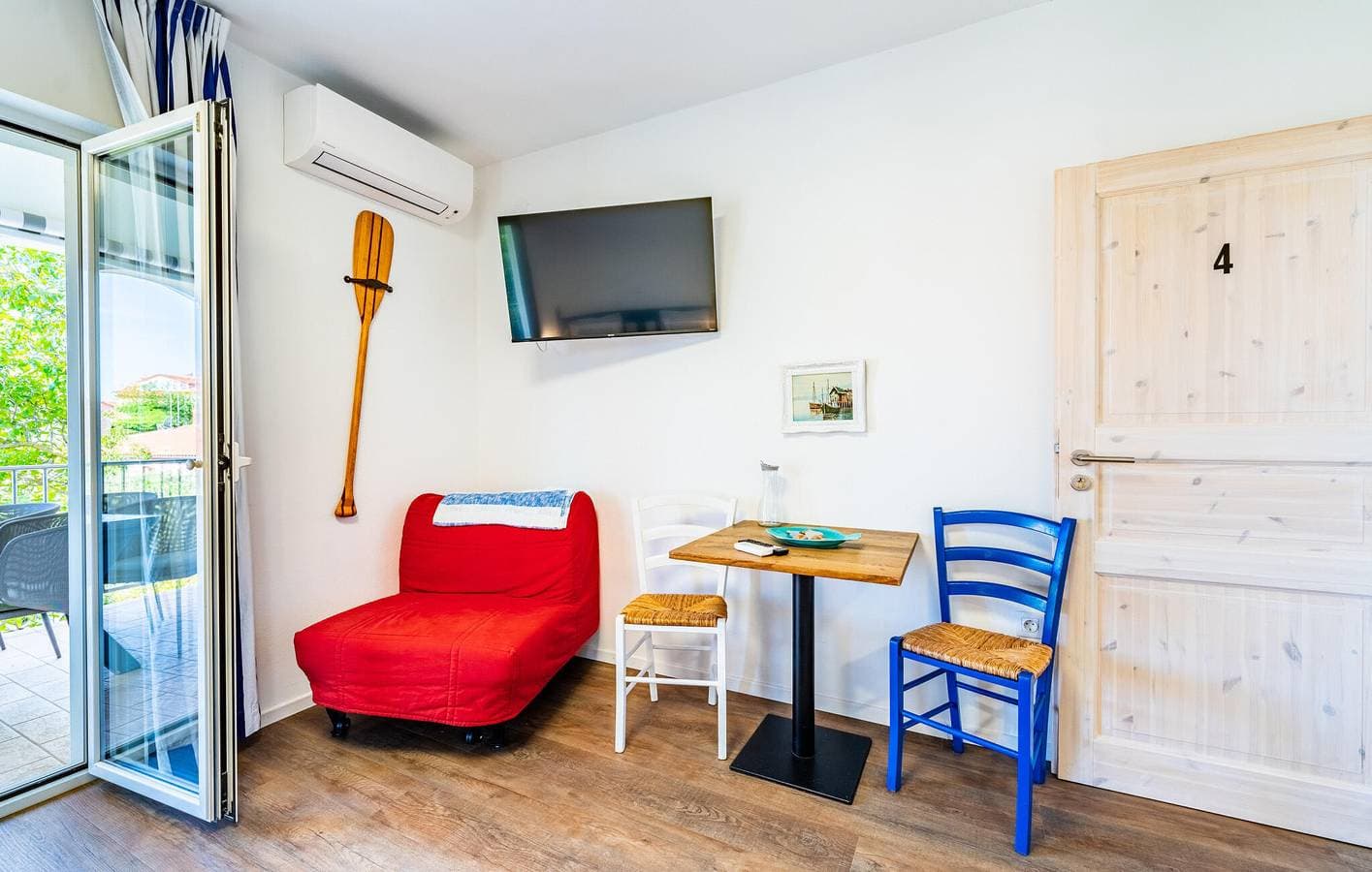 Foto 8 von 20: Gemütliche Ferienwohnung mit Terrasse, Parkplatz und in Strand- und Restaurantnähe