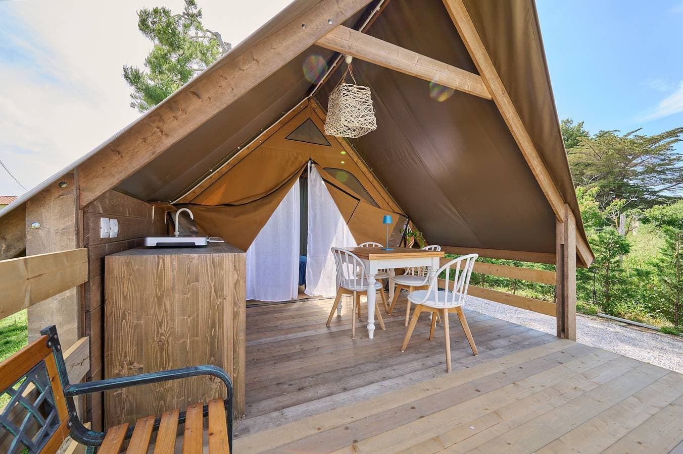Foto 2 von 20: Glamping 'Tenda Safari Vicino Al Mare' mit Gemeinschaftsgarten, Wi-Fi und Klimaanlage