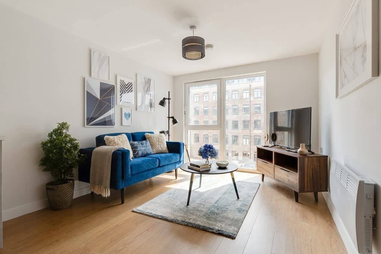 Foto 6 von 13: Modern & Spacious 1 Bed Flat in a Converted Mill