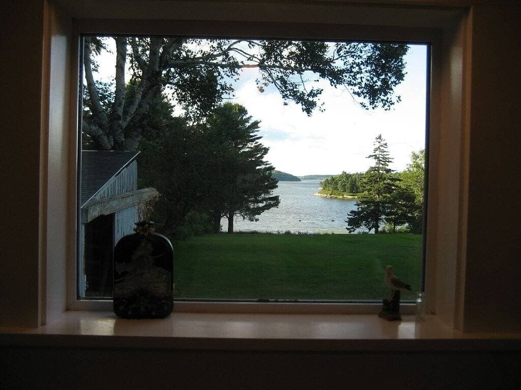 Foto 8 von 11: Waterfront Ferienhaus mit Blick auf 2 Leuchttürmen, die in der Nähe Popham Beach