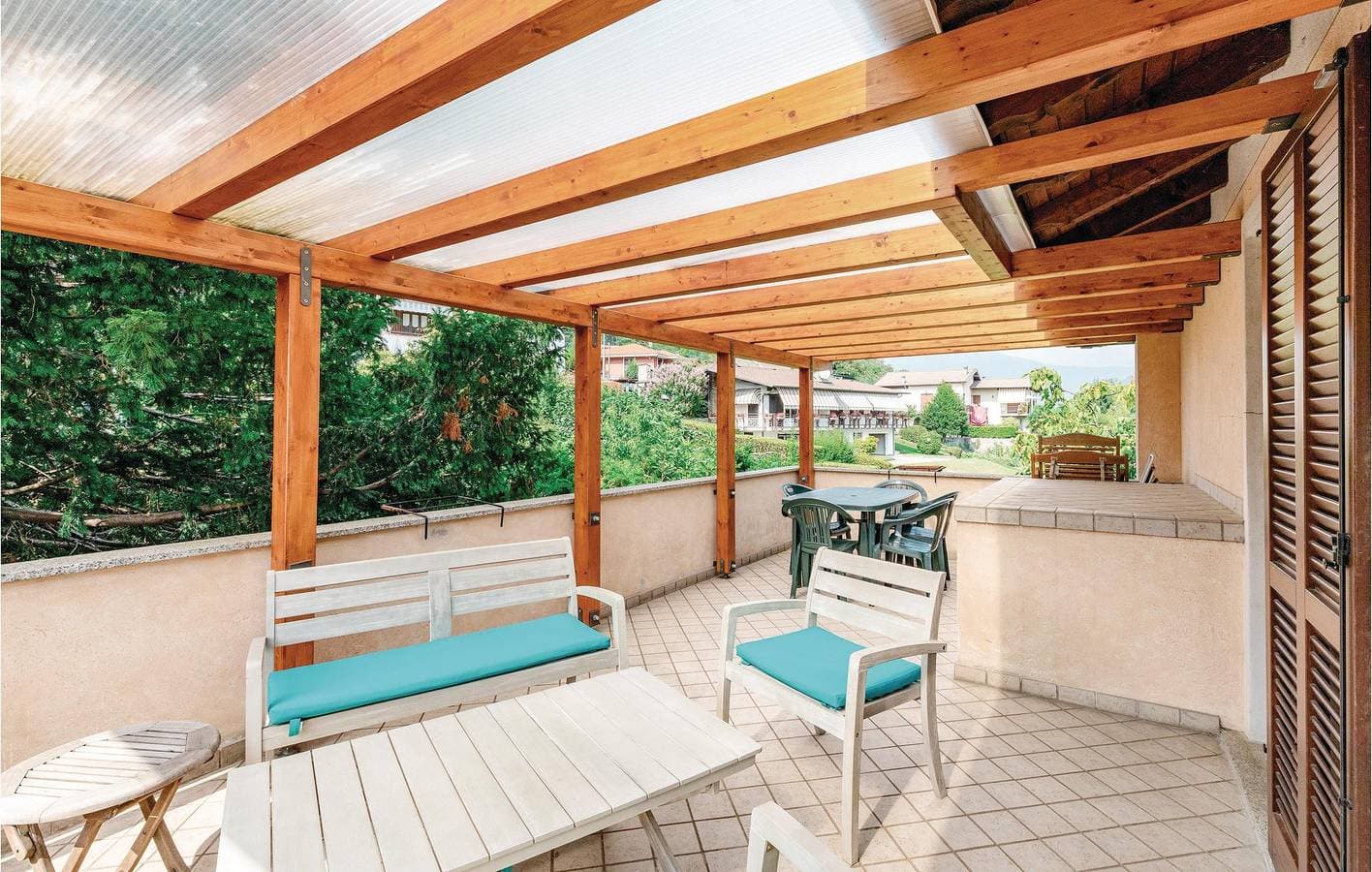 Foto 6 von 25: 150qm Wohnung mit WiFi, Parkplatz, Terrasse und Garten