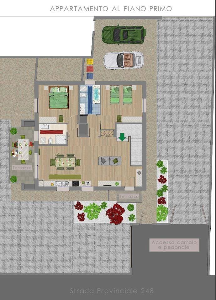 Foto 11 von 42: Three-Bedroom Apartment with Balcony