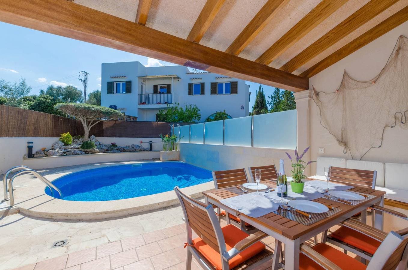 Foto 5 von 39: Casa Lena - Ferienhaus mit privaten Pool in Portocolom. WiFi gratis