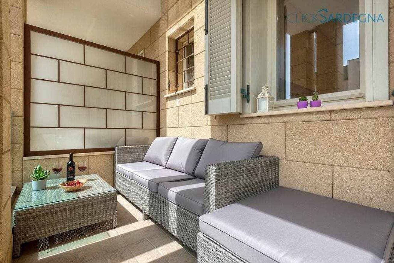 Foto 7 von 48: Ferienwohnung für 4 Personen mit Balkon/Terrasse
