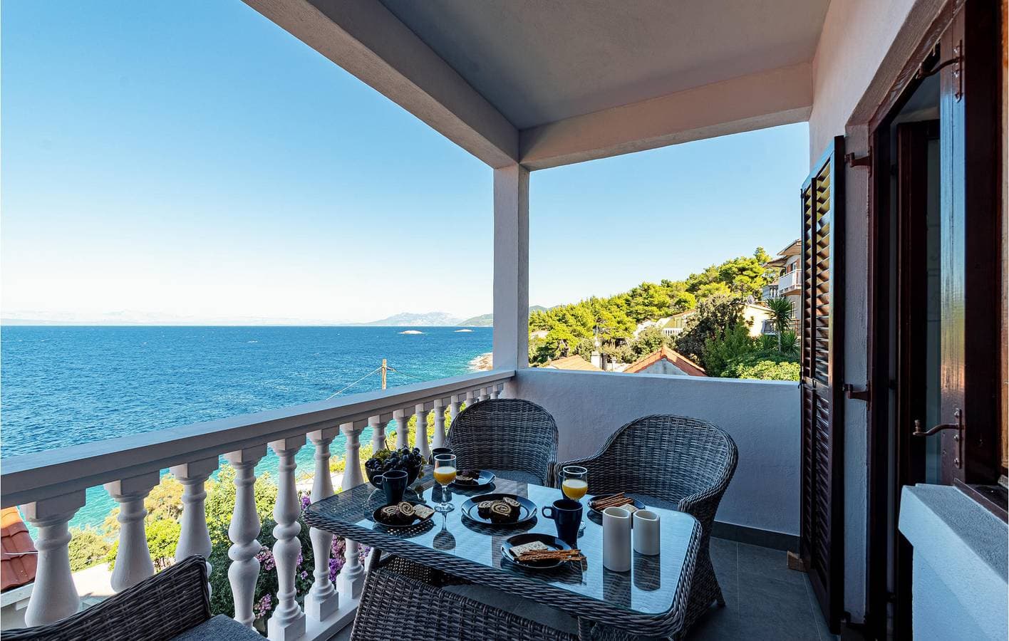 Foto 2 von 18: Wohnung am Meer mit Terrasse, Küche und WLAN – 1,5 km bis zur Küste