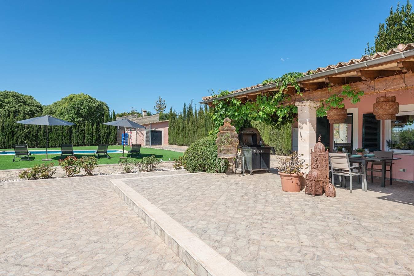 Foto 5 von 35: Ses Veles - Ferienhaus mit privaten Pool in Lloseta.