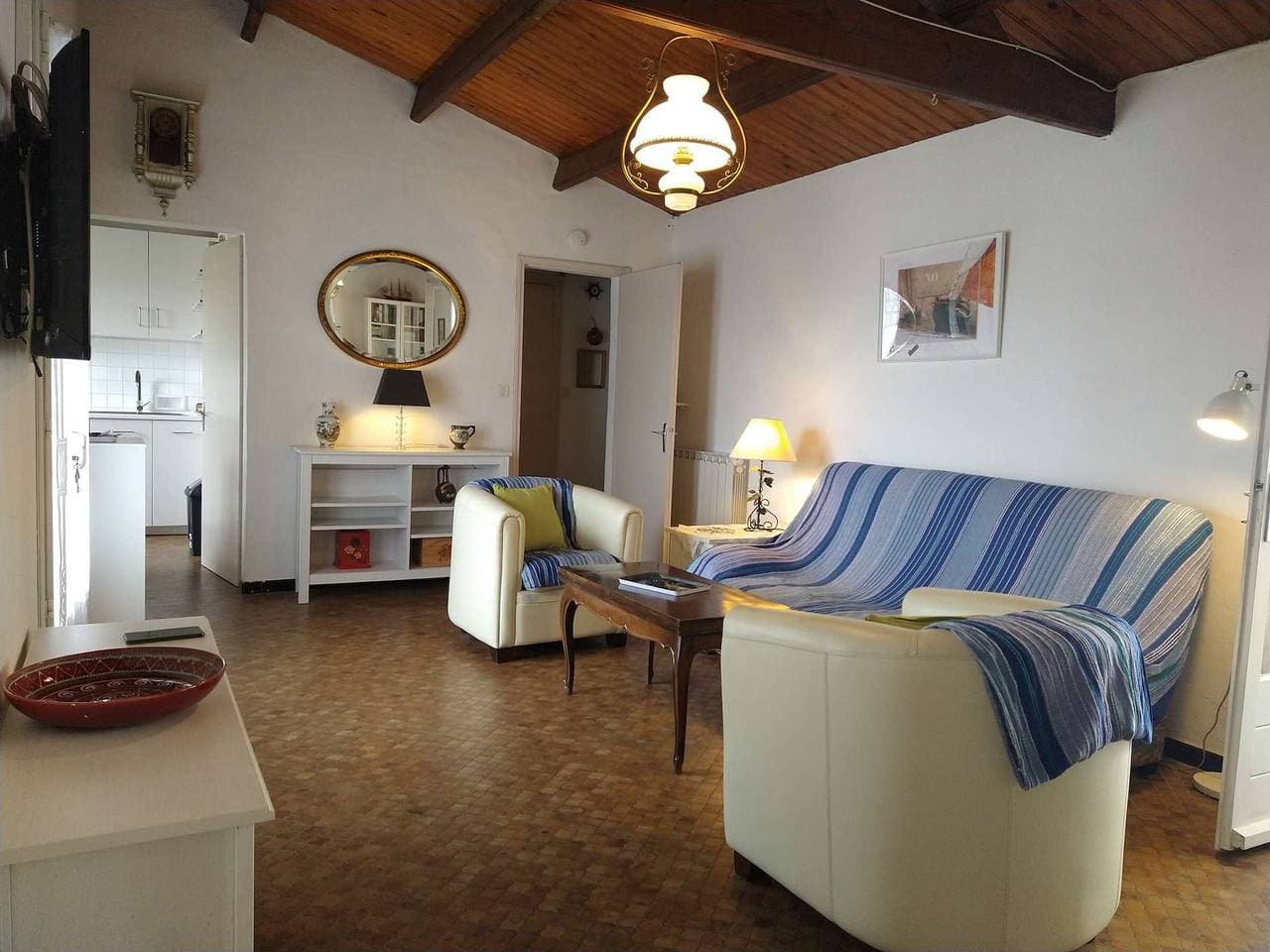 Foto 6 von 24: Gemütliches Haus, 300m vom Strand, Veranda, Garten, 2 Schlafzimmer, 4 Personen, Endreinigung inbegriffen