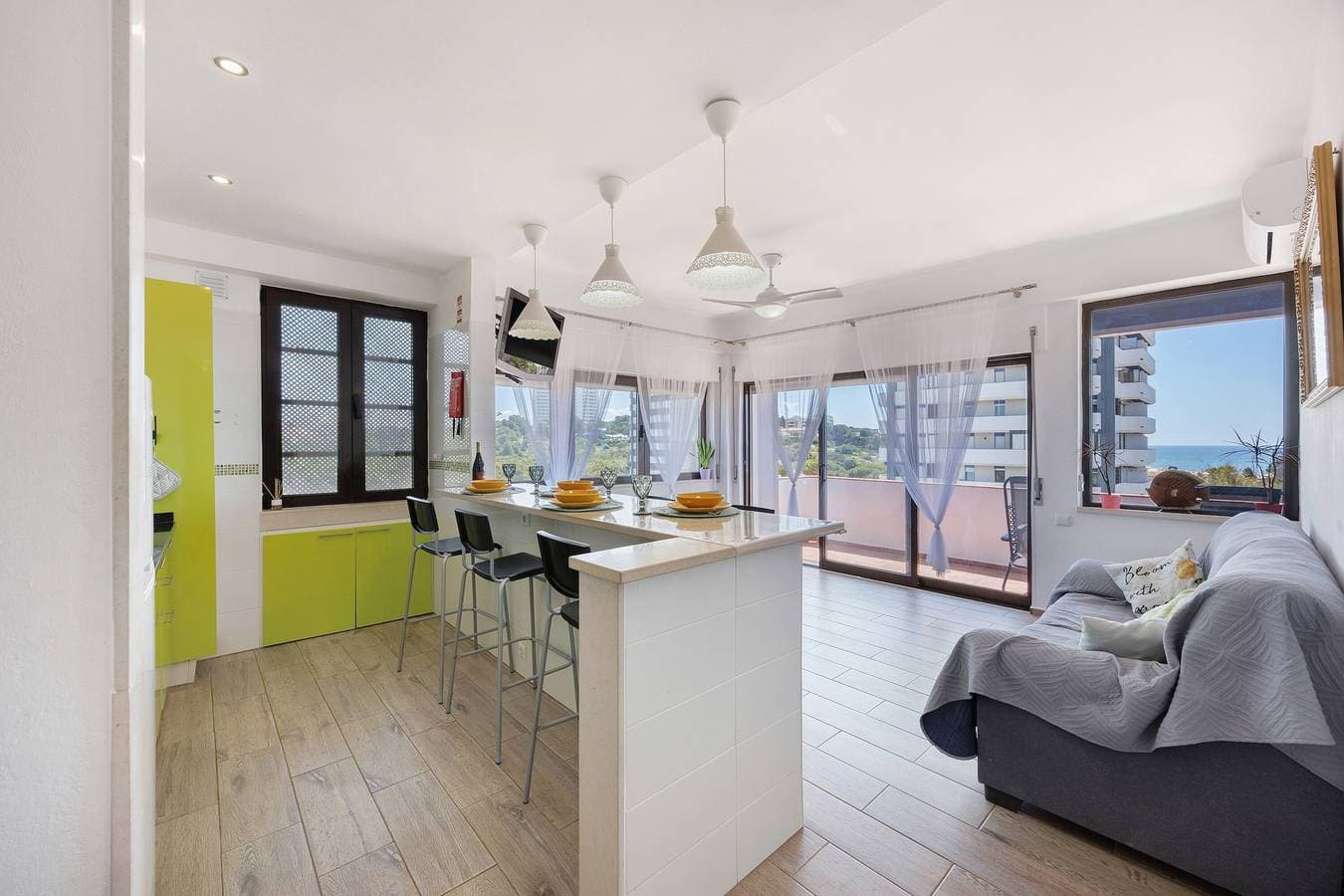 Foto 7 von 27: Ferienhaus 'Alvor Beach – Nur 50 Meter entfernt' mit Meerblick, WLAN und Klimaanlage