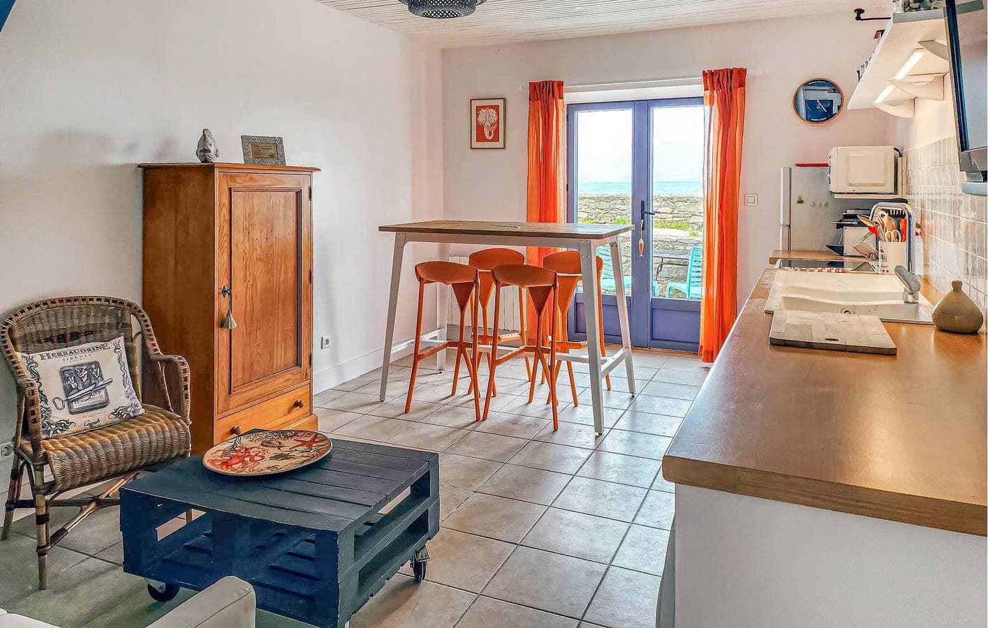 Foto 4 von 25: Appartement mit Meerblick, Parkplatz und Internet