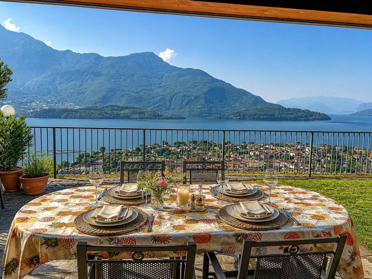 Olive Garten-Ferienwohnung mit Seeblick 1