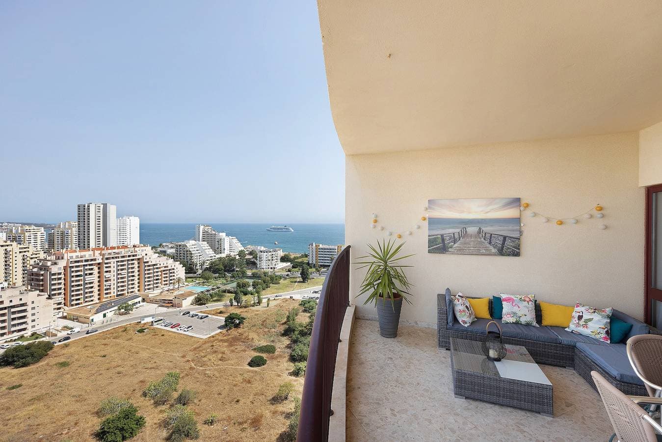 Foto 4 von 27: Ferienwohnung 'Sunny Escape' mit Meerblick, WLAN und Klimaanlage