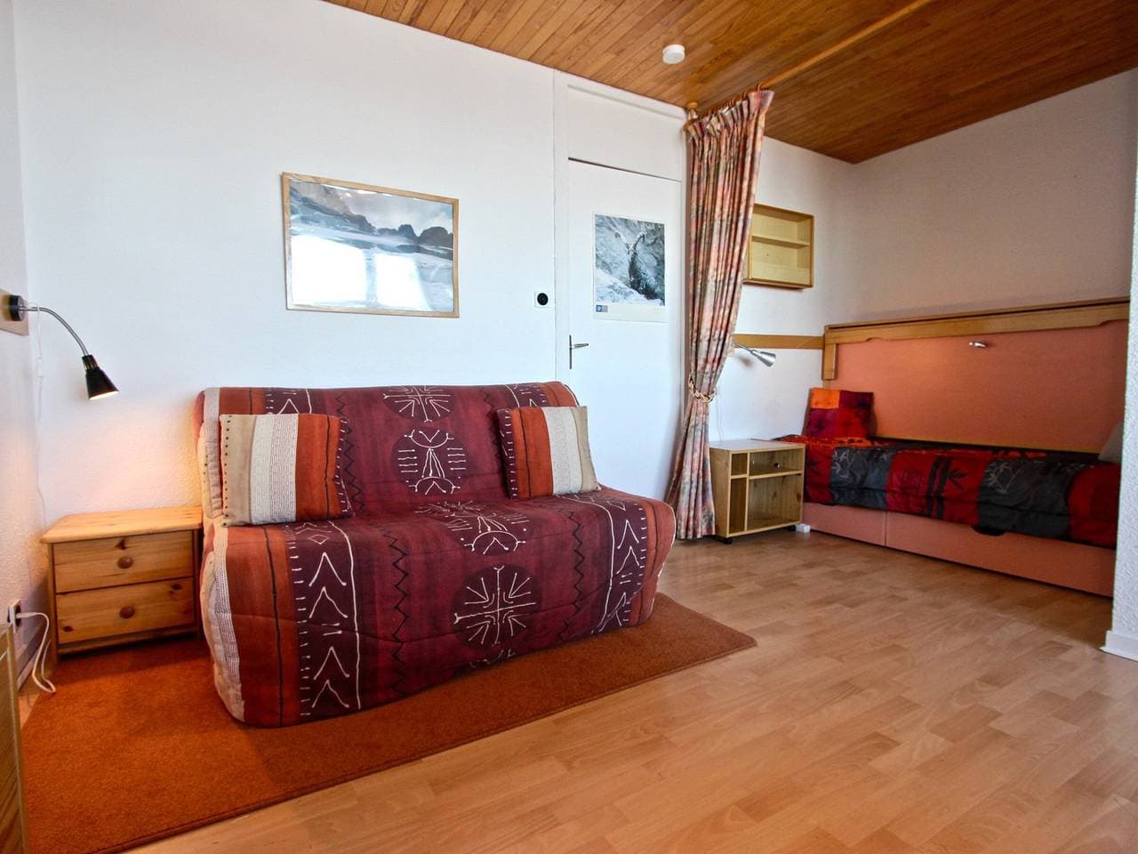 Foto 8 von 21: Geräumiges Studio für 2 Personen nahe Pisten mit Balkon