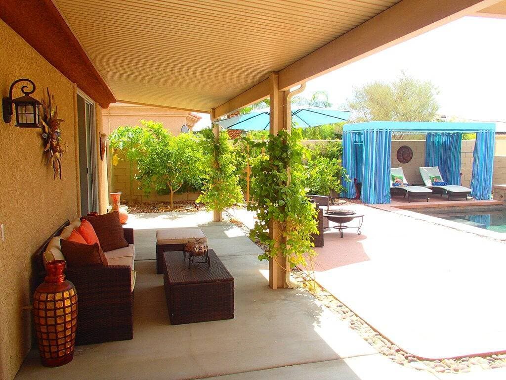 Foto 11 von 26: Privater Pool Casita - Super privat, Blick auf die Berge!