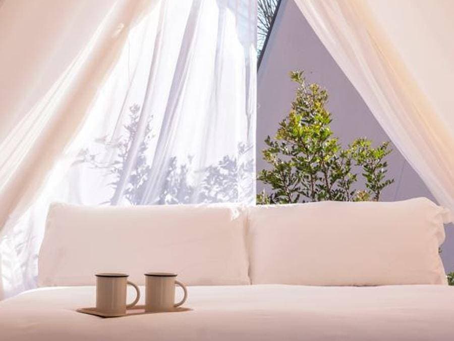 Foto 4 von 48: WeCamp Cala Montgo - Safarizelt 2 personen - Hüttenzelt