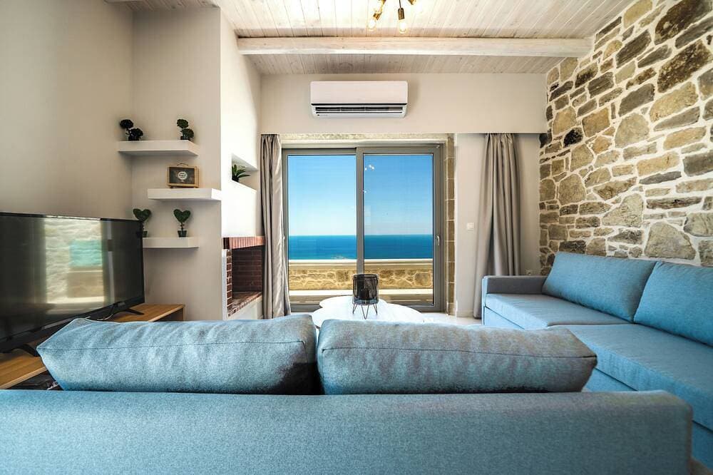 Foto 5 von 30: Luxury Villa Ariti Nafsika Xenia Falasarna Sea view sunset, Pool,Peaceful,Modern